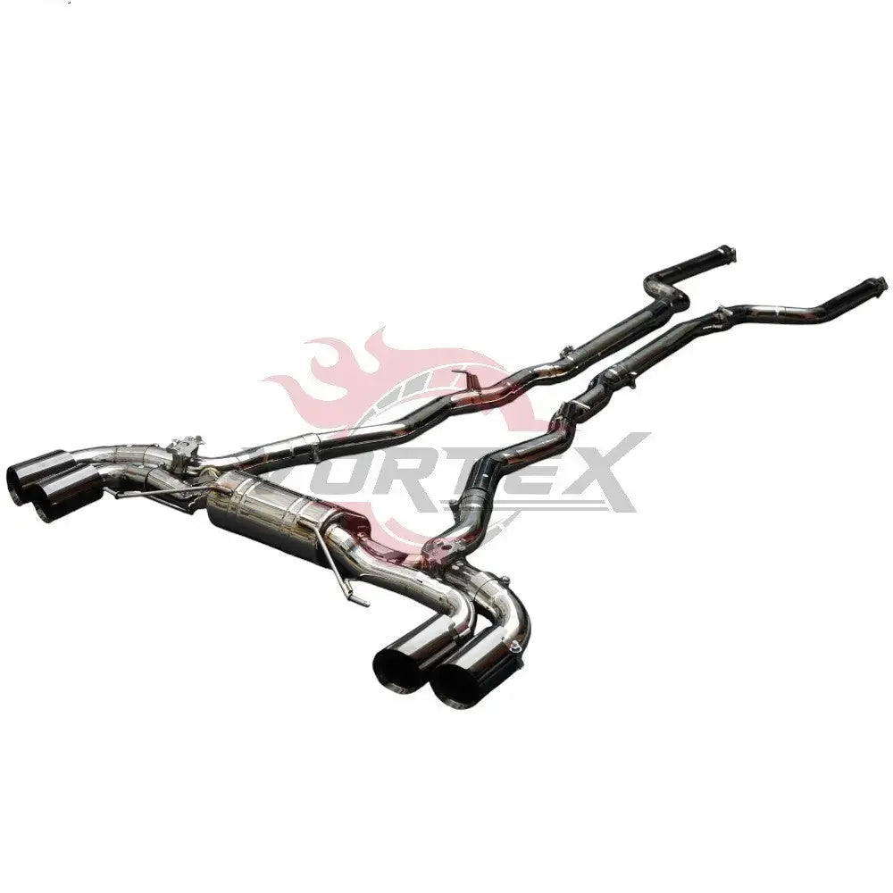 BMW M8 exhaust installed rear view performance upgrade