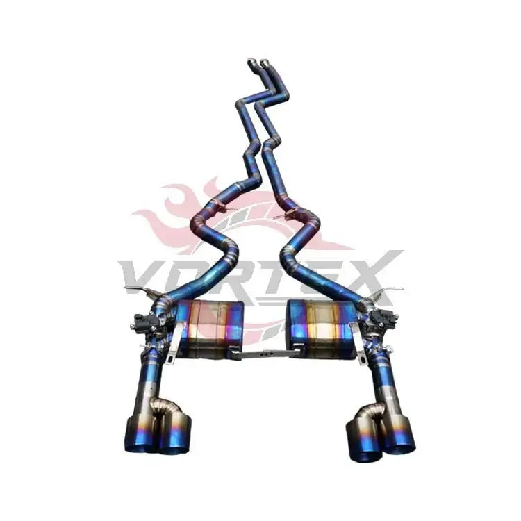 Stainless steel exhaust installed on BMW F06 F12 F13 640i 650i, performance exhaust upgrade for better sound and power