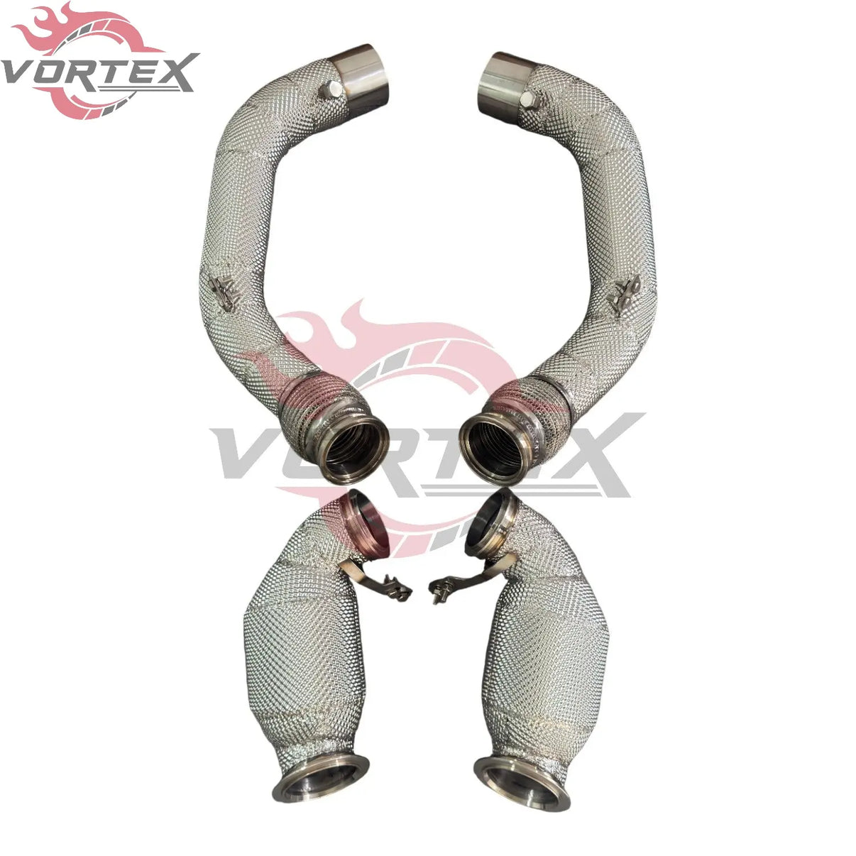 BMW F95 F96 X5M X6M Performance Downpipe with Catalyst Vortex Perfomance LLC