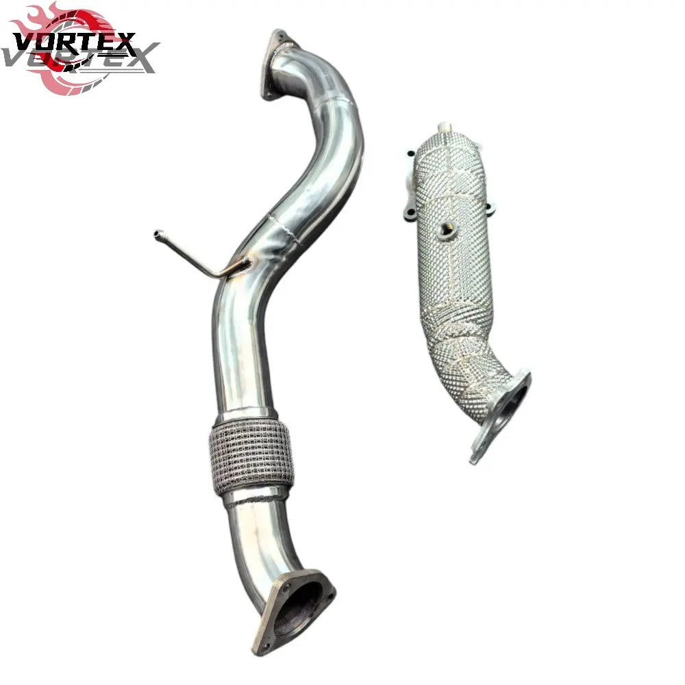 Honda Civic FL5 Performance Downpipe + Front Pipe Upgrade Vortex Perfomance LLC