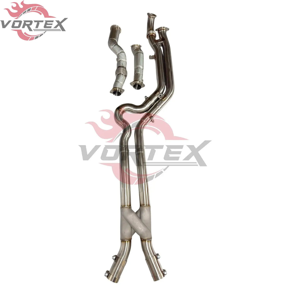 BMW M3 (G80) & M4 (G82 / G83) 2021-2026 Equal Length Midpipe + Heat-Shielded Downpipes - Vortex Vortex