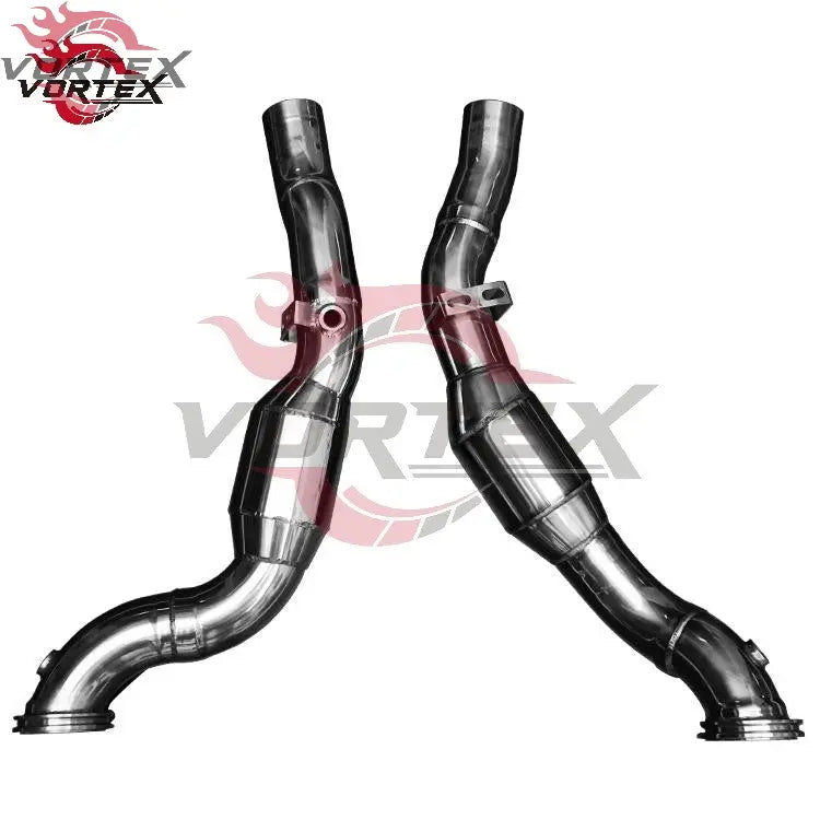Maserati Ghibli (2014-2024) 3.0T V6 / 3.8T V8 Performance Downpipes - Vortex Vortex Perfomance LLC