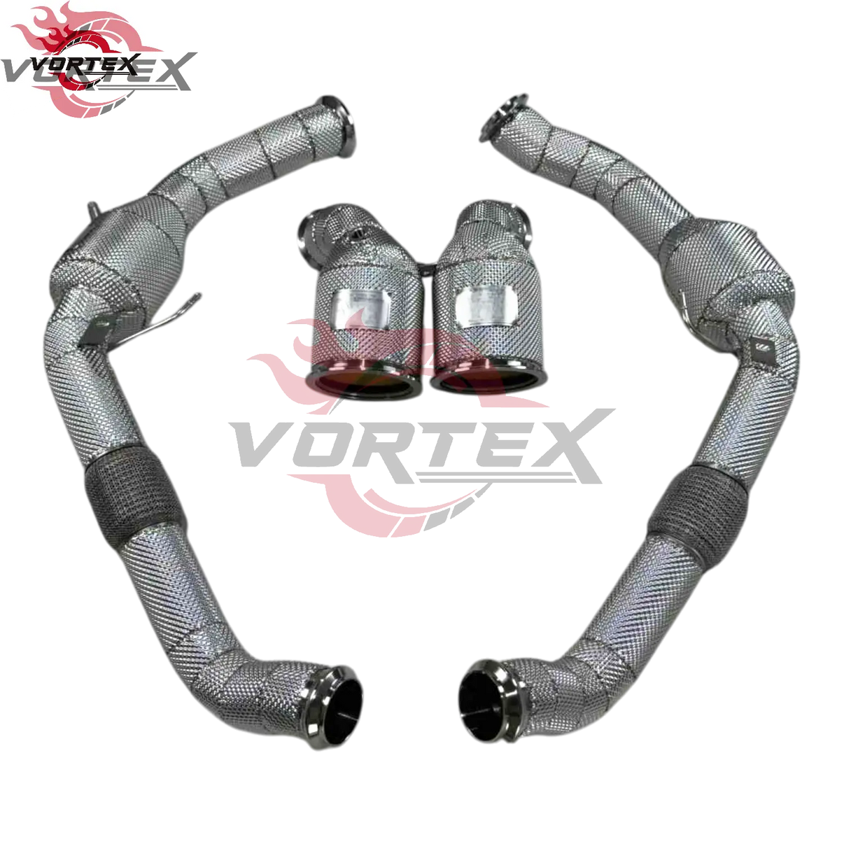 Porsche Panamera (976) 2024-2026 2.9T V6 / 4.0T V8 Performance Downpipes - Vortex Vortex Perfomance LLC